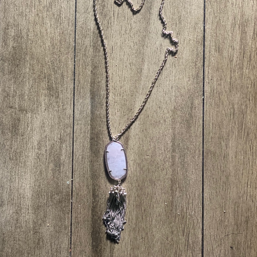 Kendra Scott Rayne Gold Long Pendant Necklace